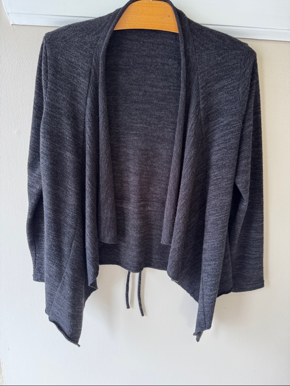Bundle of Three Open-Front Cardigan Sweater - Mauve, Navy & Black - Picture 9 of 11